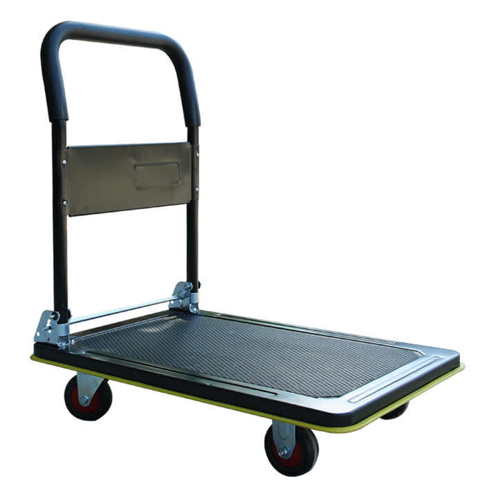 Negro pesado plegable de acero plegable plataforma de plataforma manual de camiones 300 kg