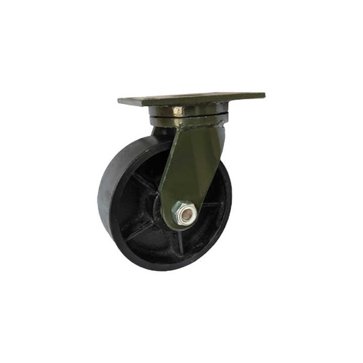 Heavy Duty 6/8/10/12 Inch Container Casters Polypropylene Plastic Swivel Wheels Steel Nylon Polyurethane Components Transport